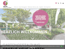 Tablet Screenshot of gartengestaltung-grothe.de